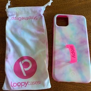 Pink tie dye Loopy case iPhone 11 Pro Max